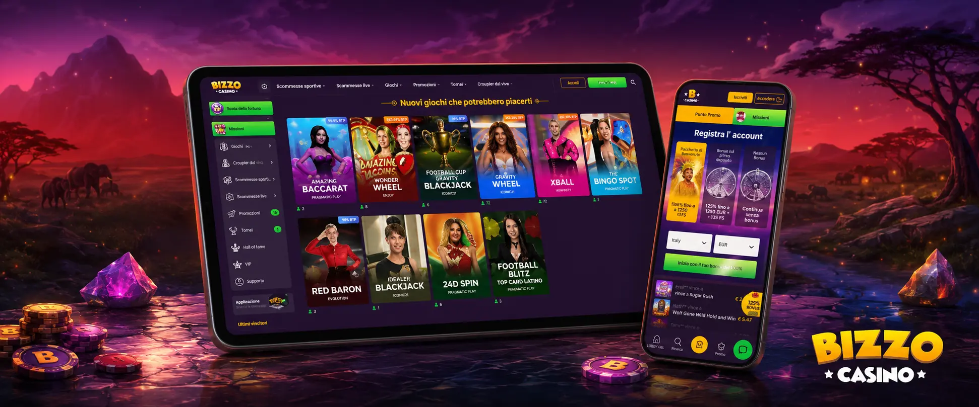 Come iniziare su Bizzo Casino